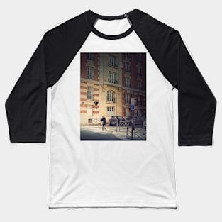 person crossing the street Baseball T-Shirt